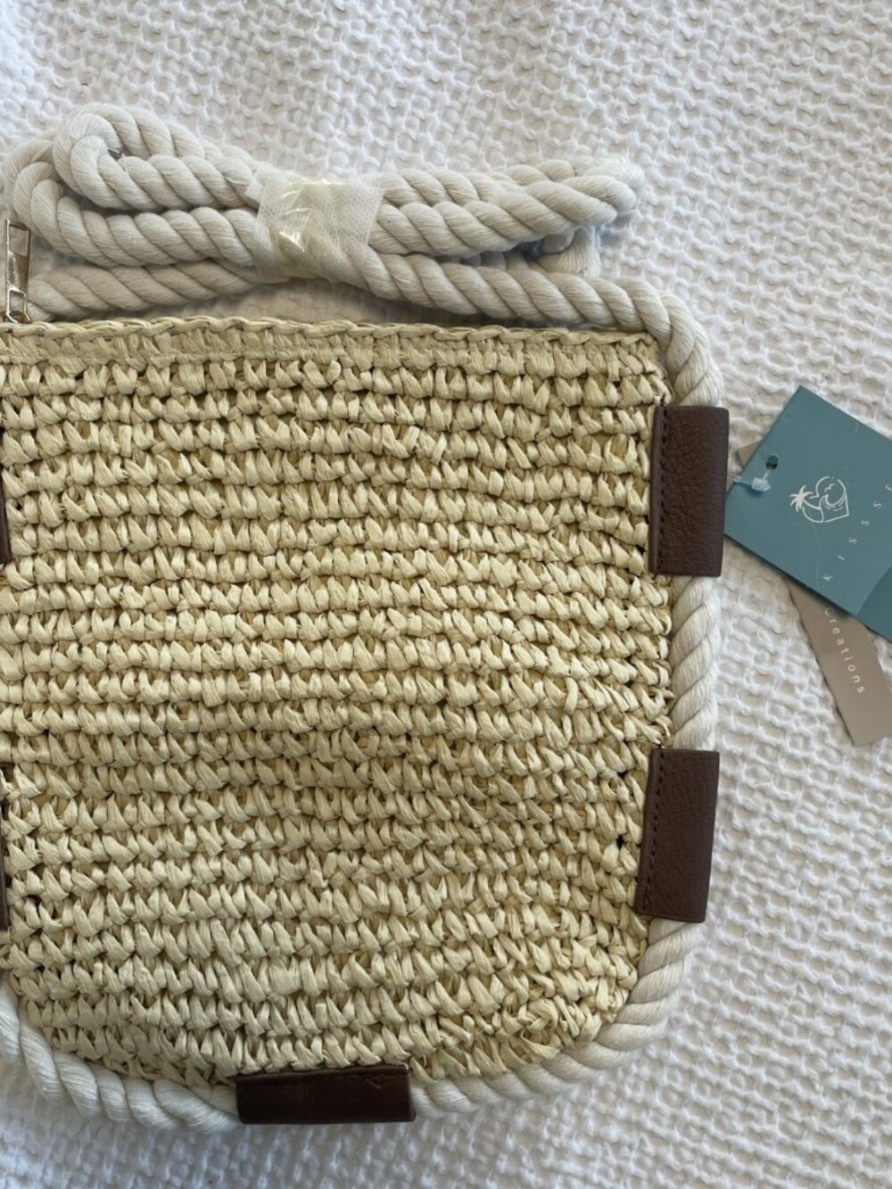 New wt Summer Women Handbag  Straw Bag Shoulder Beach Woven Purse Tote Crossbody